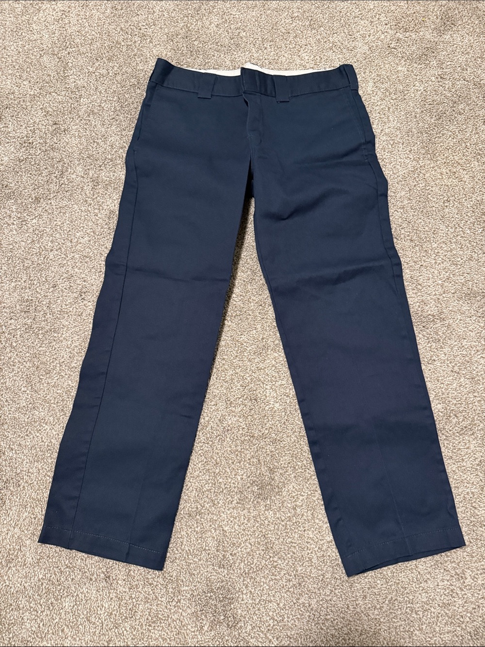 Dickies Navy Straight-Leg Chinos